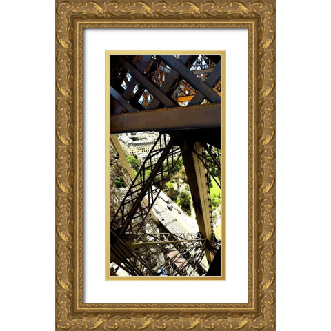Vertige Gold Ornate Wood Framed Art Print with Double Matting by Tomas, Lisa