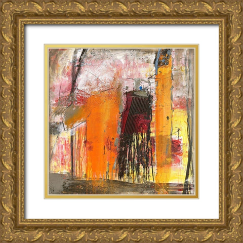 Number I Gold Ornate Wood Framed Art Print with Double Matting by Reinhold, Thomas F.