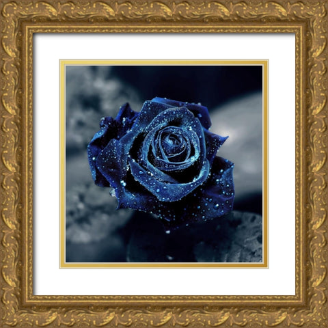 Crystal Gold Ornate Wood Framed Art Print with Double Matting by Seidel, Lily Andrea