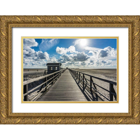 Hope Gold Ornate Wood Framed Art Print with Double Matting by Lichtenwalter, Tom