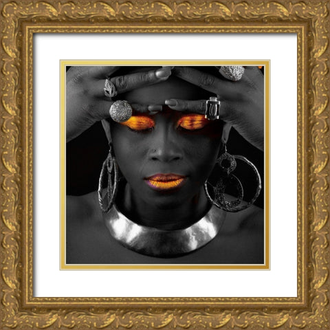 The Wisdom Gold Ornate Wood Framed Art Print with Double Matting by Hillert, Peter