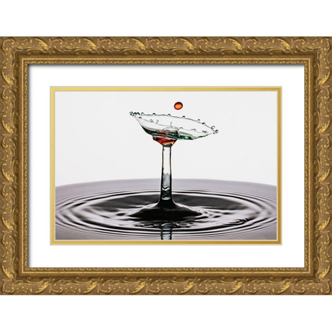 Coktail Gold Ornate Wood Framed Art Print with Double Matting by Sanchez, Manuel