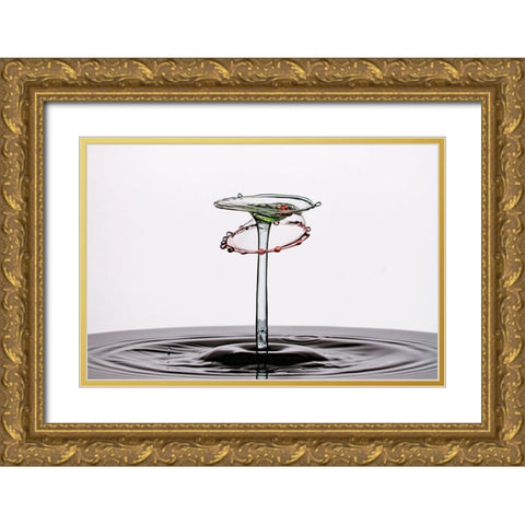 Hula Hoop Cocktail Gold Ornate Wood Framed Art Print with Double Matting by Sanchez, Manuel