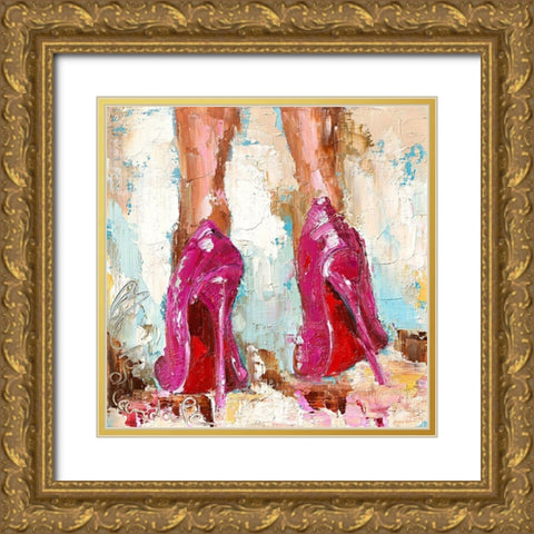 Scandale Gold Ornate Wood Framed Art Print with Double Matting by Catherine M.