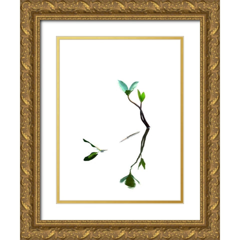 Softly Dream Part I Gold Ornate Wood Framed Art Print with Double Matting by Steger, Uwe