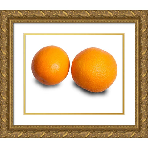 Orangen Duo Gold Ornate Wood Framed Art Print with Double Matting by Brosius, Volker