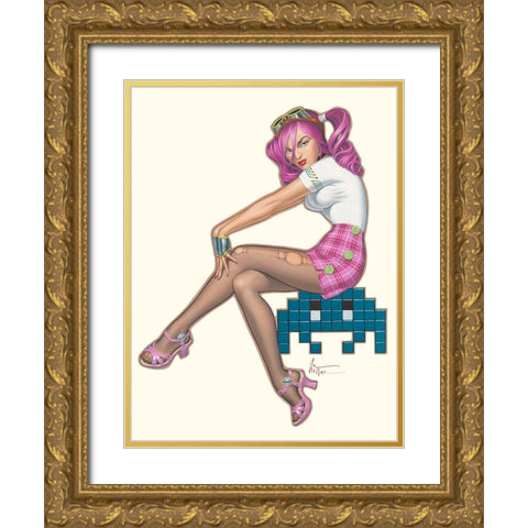 SI 3.0 Gold Ornate Wood Framed Art Print with Double Matting by Hitte, Patrick