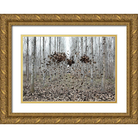 Pause NÃºmero I Gold Ornate Wood Framed Art Print with Double Matting by Vallinas Prieto, Miguel