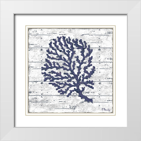 Cape Coral II - White White Modern Wood Framed Art Print with Double Matting by Brent, Paul