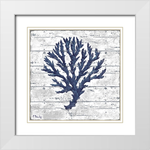 Cape Coral III - White White Modern Wood Framed Art Print with Double Matting by Brent, Paul