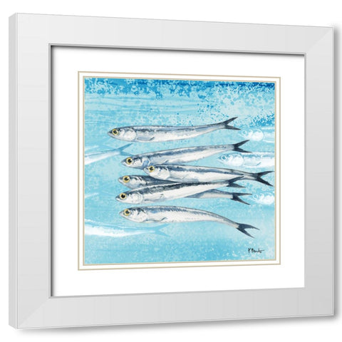 Sardinia - Water White Modern Wood Framed Art Print with Double Matting by Brent, Paul