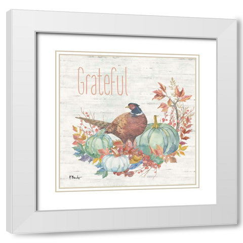 Plymouth Rock II White Modern Wood Framed Art Print with Double Matting by Brent, Paul