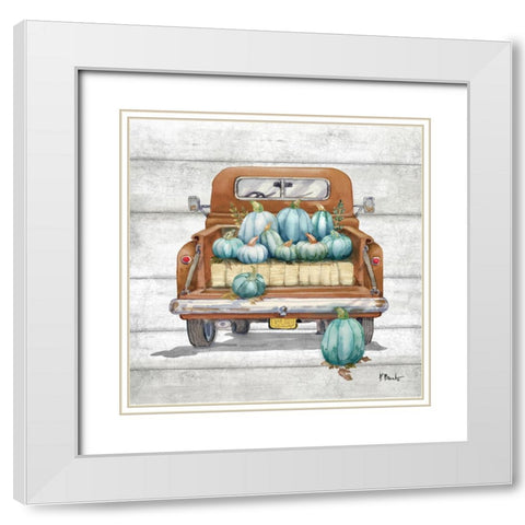 Heirloom Harvest V White Modern Wood Framed Art Print with Double Matting by Brent, Paul
