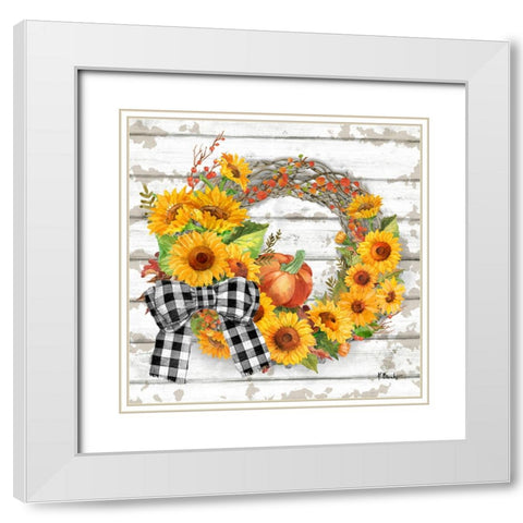 Rustic Fall VI White Modern Wood Framed Art Print with Double Matting by Brent, Paul