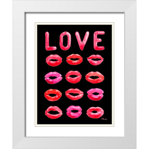 Lovers Day Vertical I - Black White Modern Wood Framed Art Print with Double Matting by Brent, Paul