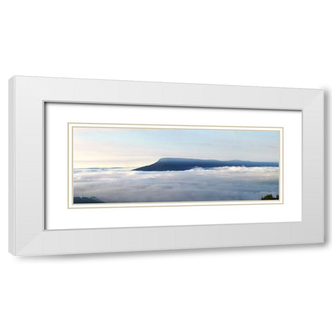 Above The Clouds Pano White Modern Wood Framed Art Print with Double Matting by Lee, Rachel