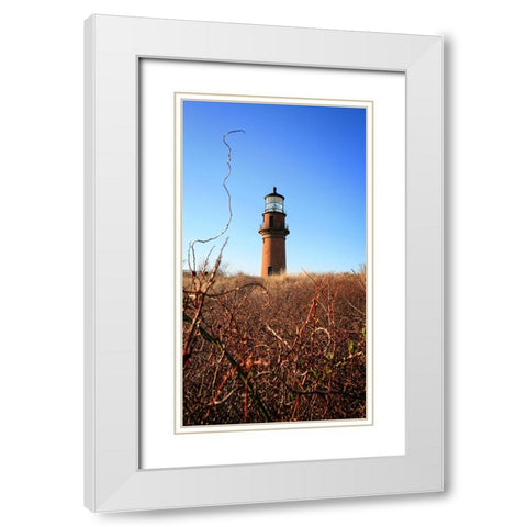 Beach 12 White Modern Wood Framed Art Print with Double Matting by Lee, Rachel