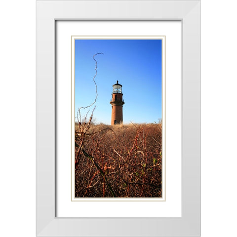 Beach 12 White Modern Wood Framed Art Print with Double Matting by Lee, Rachel