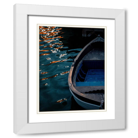 Boat 3 White Modern Wood Framed Art Print with Double Matting by Lee, Rachel