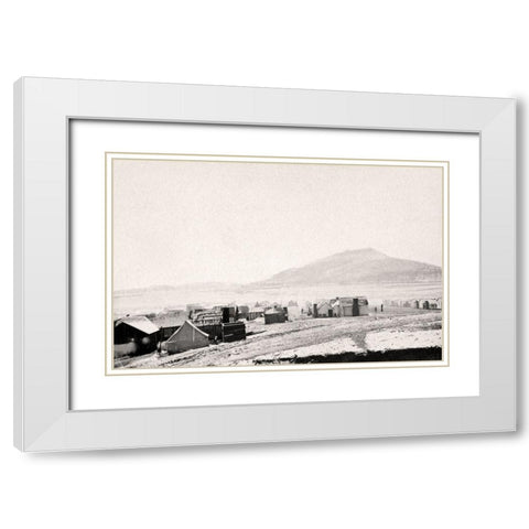 Chattanooga 1861 1 White Modern Wood Framed Art Print with Double Matting by Lee, Rachel