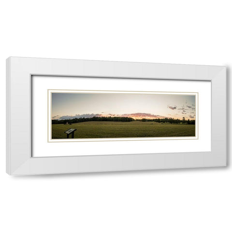 Chickamauga 14 White Modern Wood Framed Art Print with Double Matting by Lee, Rachel