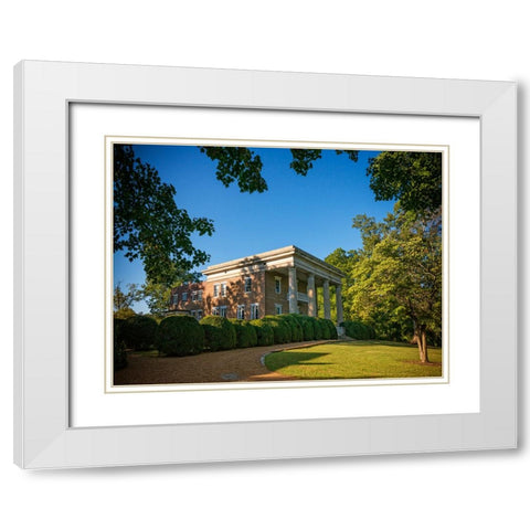 Chickamauga 17 White Modern Wood Framed Art Print with Double Matting by Lee, Rachel