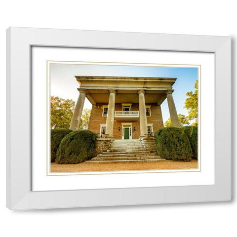 Chickamauga 18 White Modern Wood Framed Art Print with Double Matting by Lee, Rachel