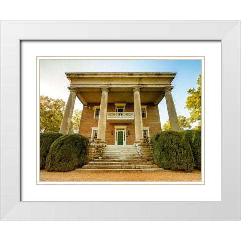 Chickamauga 18 White Modern Wood Framed Art Print with Double Matting by Lee, Rachel