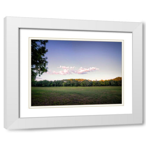 Chickamauga 7 White Modern Wood Framed Art Print with Double Matting by Lee, Rachel