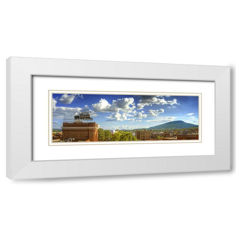 Choo Choo to Lookout Pano White Modern Wood Framed Art Print with Double Matting by Lee, Rachel