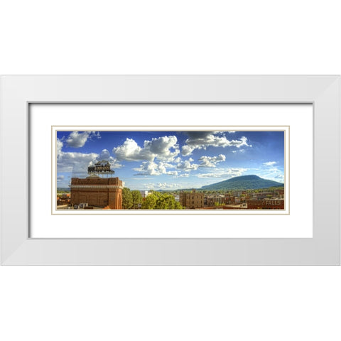Choo Choo to Lookout Pano White Modern Wood Framed Art Print with Double Matting by Lee, Rachel