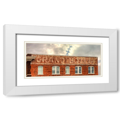Grand Hotel White Modern Wood Framed Art Print with Double Matting by Lee, Rachel