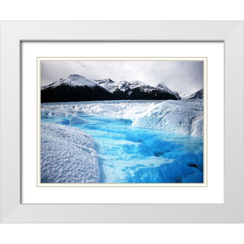 Ocean 59 White Modern Wood Framed Art Print with Double Matting by Lee, Rachel