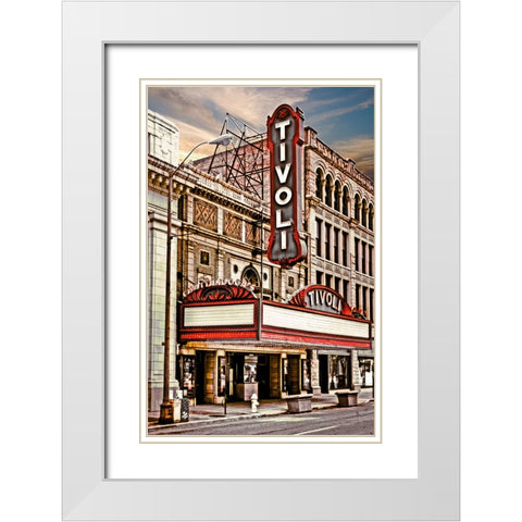 Old Tivoli White Modern Wood Framed Art Print with Double Matting by Lee, Rachel