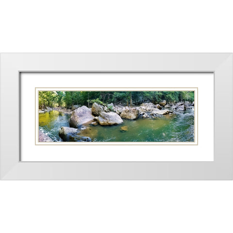 Pocket Wilderness Dayton 1 White Modern Wood Framed Art Print with Double Matting by Lee, Rachel