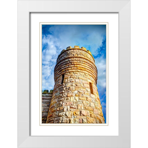 Point Park Tower 1 White Modern Wood Framed Art Print with Double Matting by Lee, Rachel