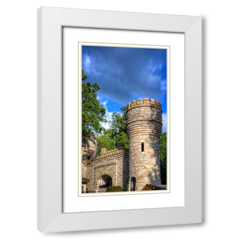 Point Park Tower 2 White Modern Wood Framed Art Print with Double Matting by Lee, Rachel