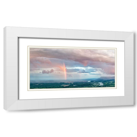 Pot O Gold White Modern Wood Framed Art Print with Double Matting by Lee, Rachel