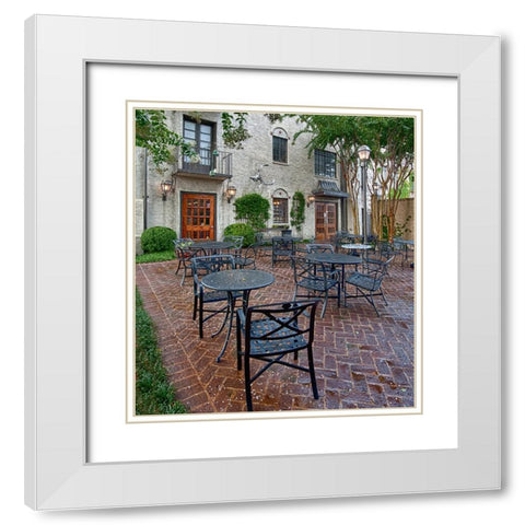 Scenic City 12 White Modern Wood Framed Art Print with Double Matting by Lee, Rachel