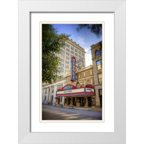 Tivoli Jewel of the South White Modern Wood Framed Art Print with Double Matting by Lee, Rachel