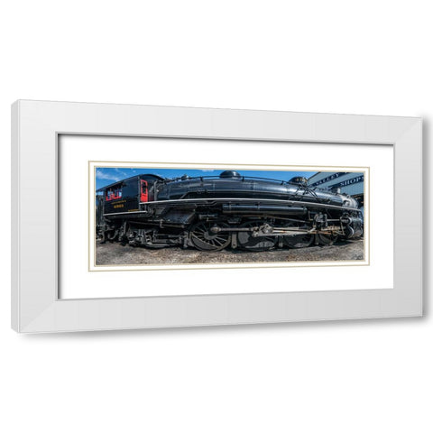 Train Detail 1 White Modern Wood Framed Art Print with Double Matting by Lee, Rachel