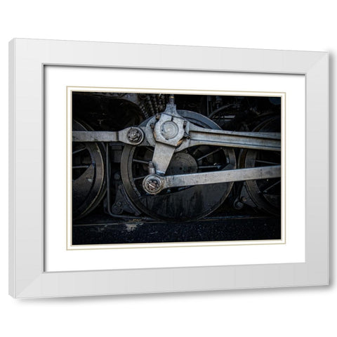 Train Detail 6 White Modern Wood Framed Art Print with Double Matting by Lee, Rachel