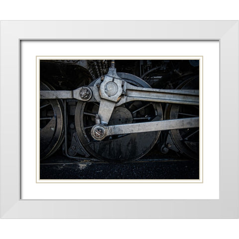 Train Detail 6 White Modern Wood Framed Art Print with Double Matting by Lee, Rachel