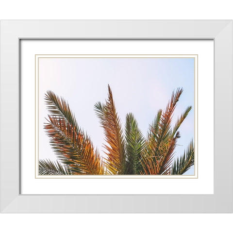 Trees 82 White Modern Wood Framed Art Print with Double Matting by Lee, Rachel