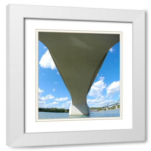 Under Market White Modern Wood Framed Art Print with Double Matting by Lee, Rachel