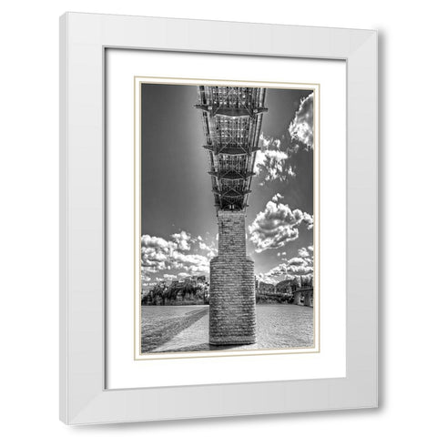 Under Walnut BW White Modern Wood Framed Art Print with Double Matting by Lee, Rachel