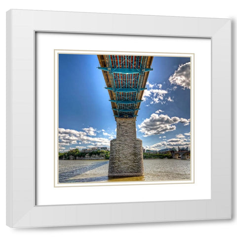 Under Walnut HDR White Modern Wood Framed Art Print with Double Matting by Lee, Rachel