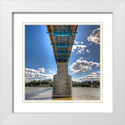 Under Walnut HDR White Modern Wood Framed Art Print with Double Matting by Lee, Rachel