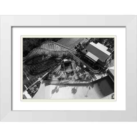 Waterville 2 White Modern Wood Framed Art Print with Double Matting by Malone, Will