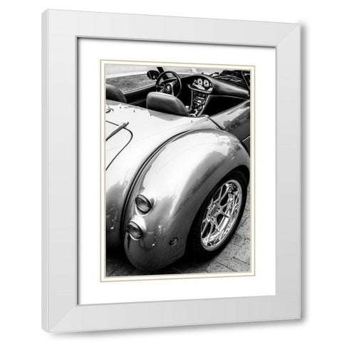 Hop in White Modern Wood Framed Art Print with Double Matting by Malone, Will